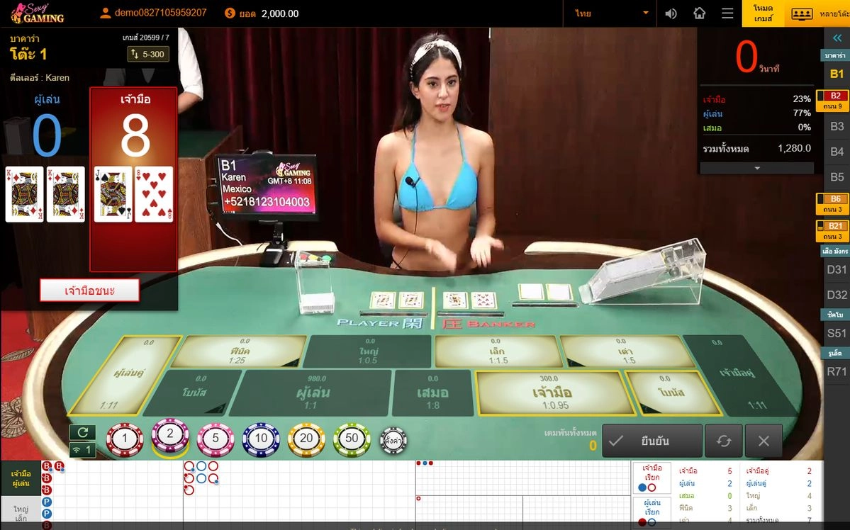 Sảnh bài AE Sexy Live Casino trực tuyến