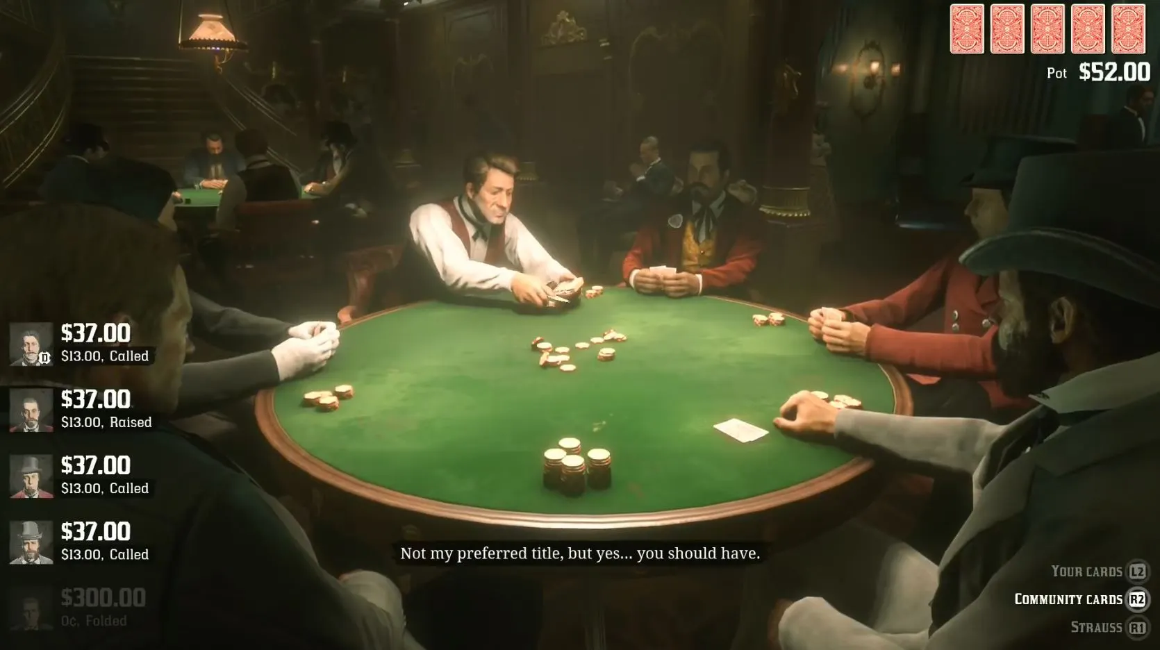 poker trong Red Dead Redemption 2