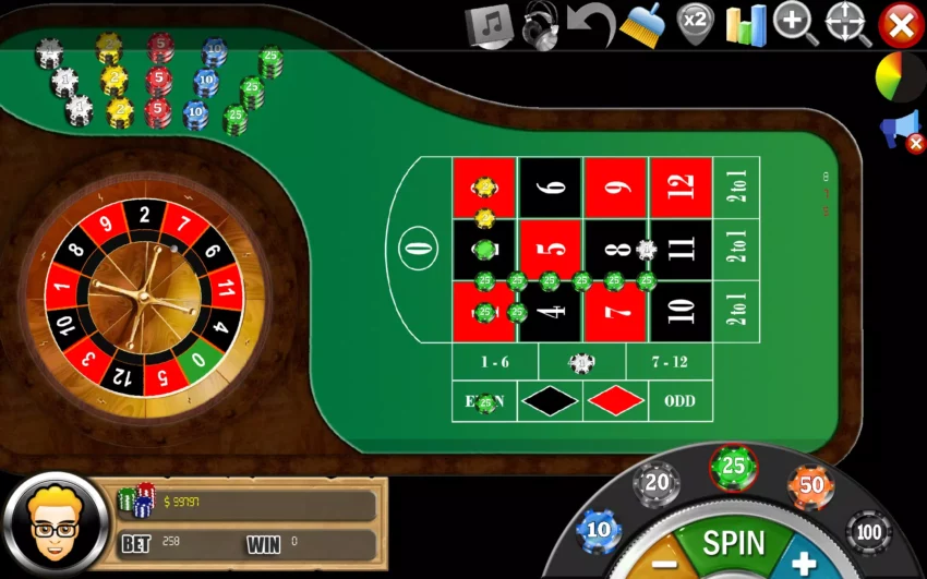 trò chơi Roulette casino