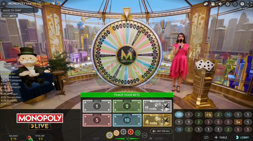 game MONOPOLY Live